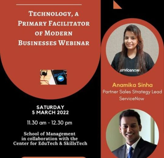 Technology , A Primary Facilitator of Modern Business Webinar