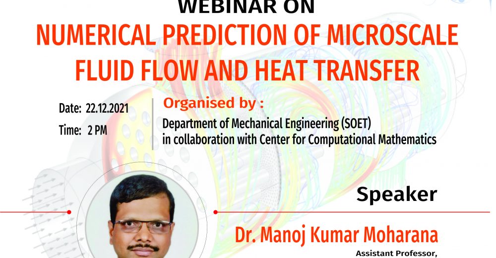 Webinar – Numerical prediction of micro scale fluid flow and heat transfer